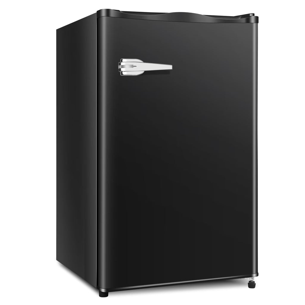WAA Small Upright Freezer, 2.3 Cu.ft, Removable Shelves, Black
