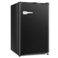 WAA Small Upright Freezer, 2.3 Cu.ft, Removable Shelves, Black