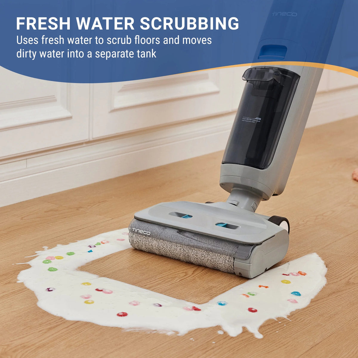 Tineco GO SENSE Cordless Smart Floor Washer, Multi-Surface Wet Dry Vacuum / Mop (GH301)
