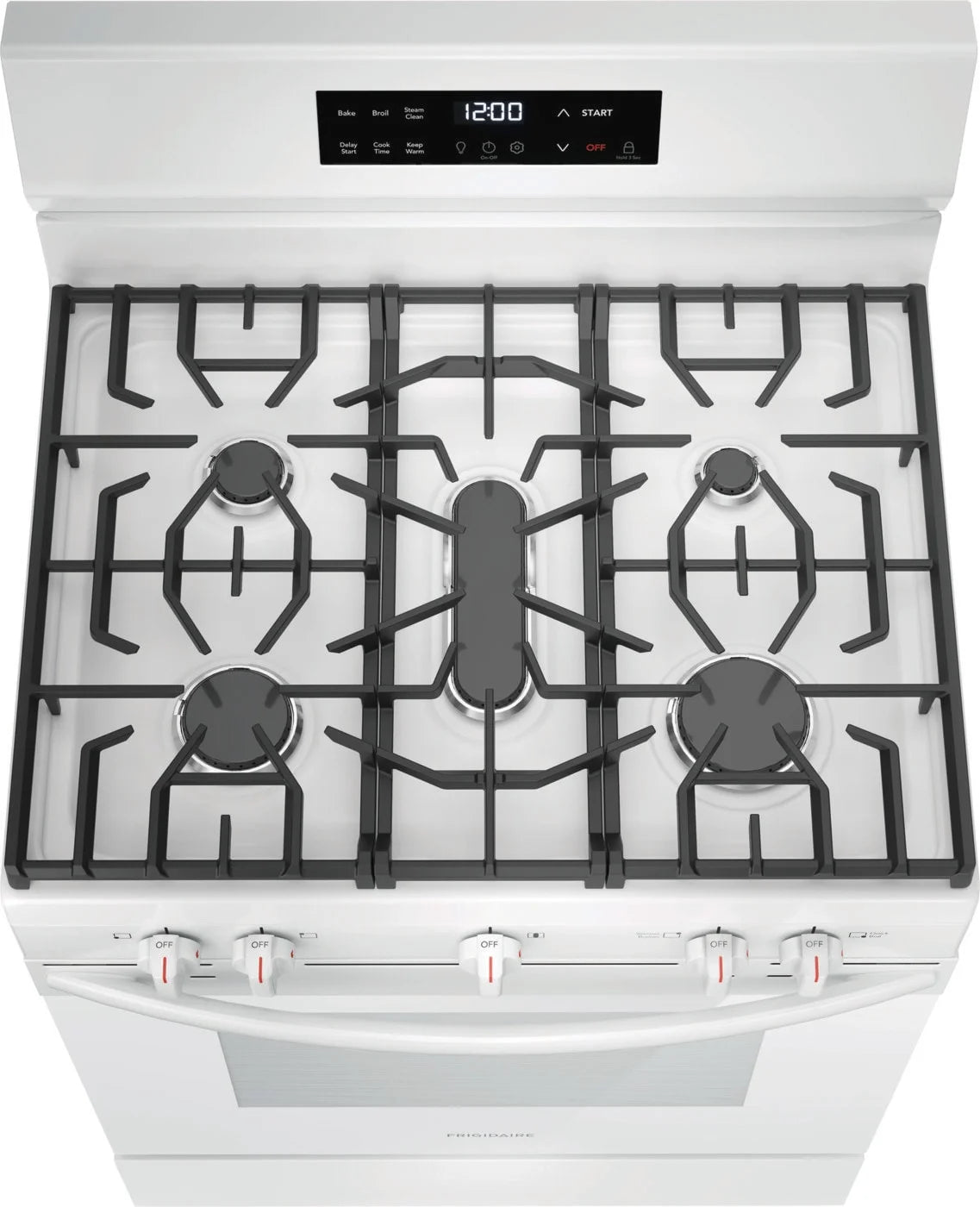 Frigidaire FCRG3062AS 30" Gas Range with Steam Clean, Stainless Steel