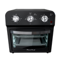 12.5 Quart Air Fryer Convection Toaster Oven, 1500W, 4 Cooking Modes, 7-in-1 Multifunction with Roast, Bake, Grill, Broil, Toast, Dehydrate, Defrost, Stainless Steel, Black