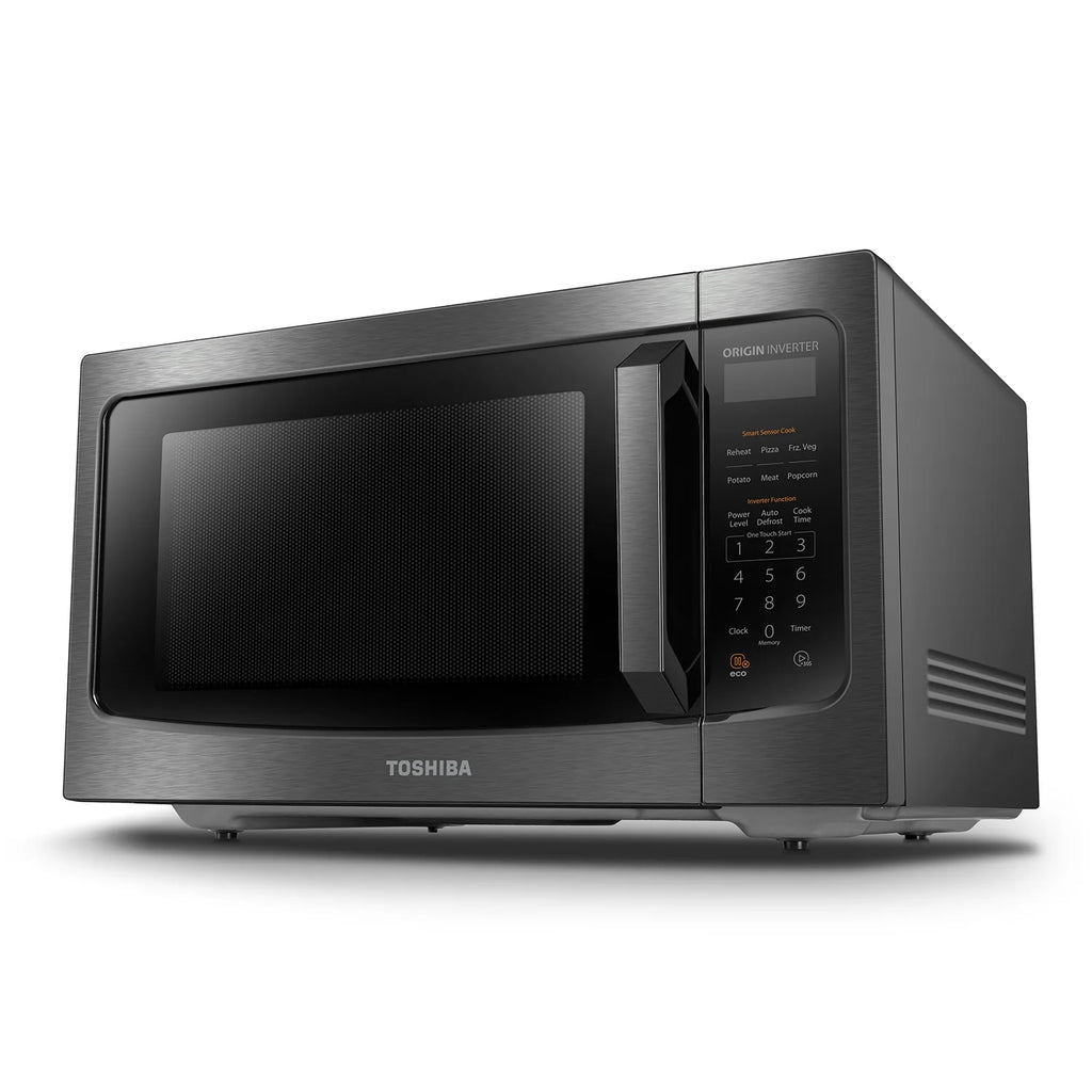 Toshiba 1.2 cu ft Countertop Microwave Ovens in Stainless Steel