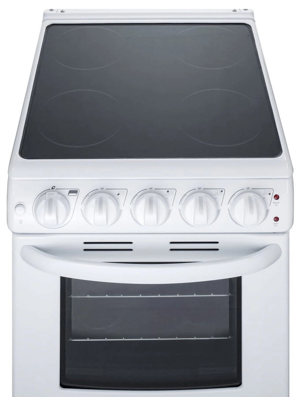 Summit 24�� 2.9 cu ft Electric Range in Ceramic