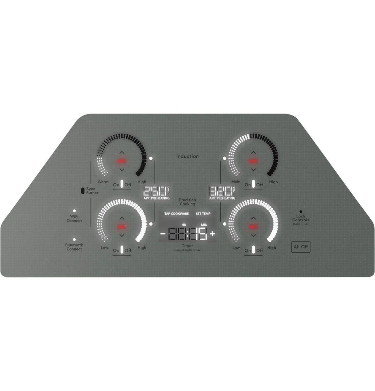 Cafe Chp9030 30" Wide 4 Burner Induction Cooktop - Stainless Steel