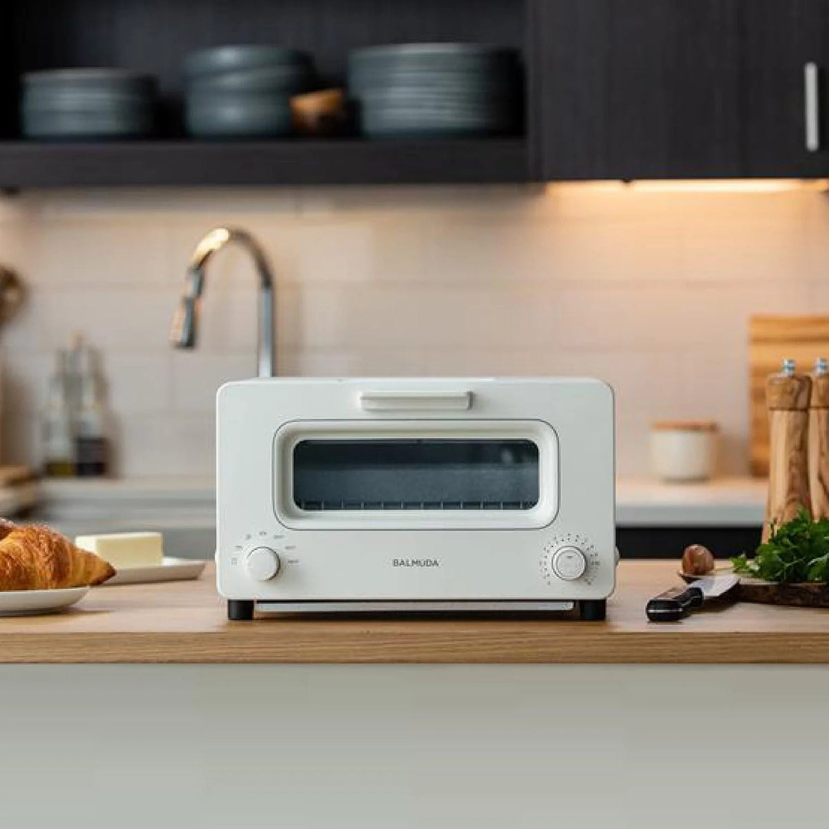 BALMUDA The Toaster | Steam Oven Toaster | 5 Cooking Modes | Precise Heat Control | White