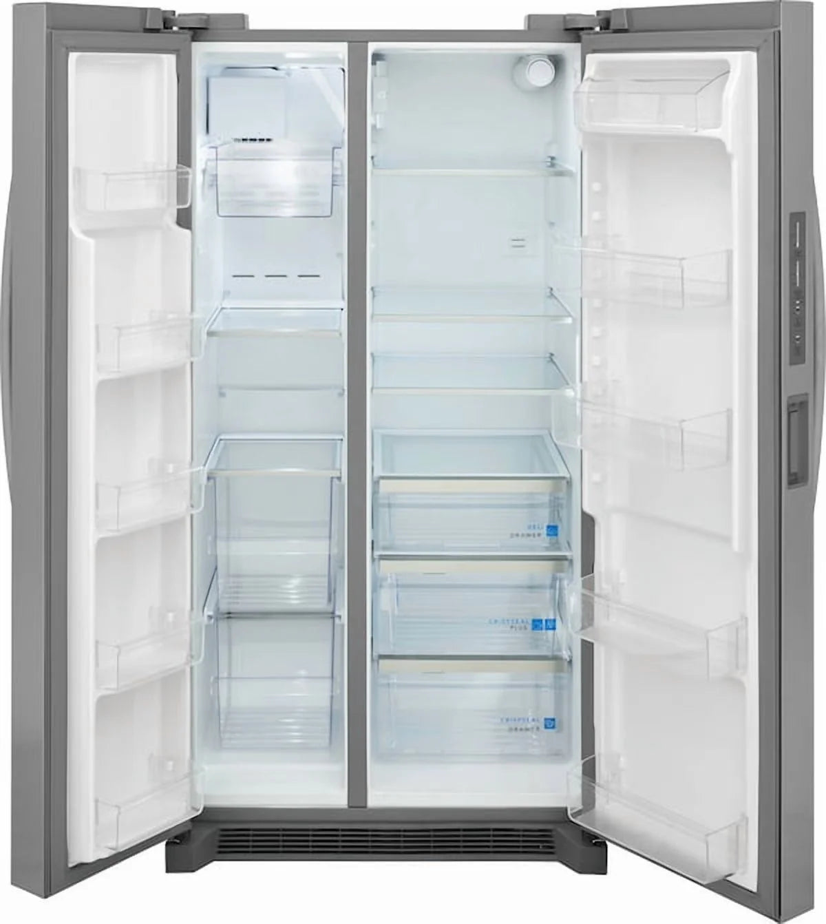 Frigidaire Gallery GRSN2620AF 26 Cu. Ft. 36" Standard-Depth Side-by-Side Refrigerator, Stainless Steel
