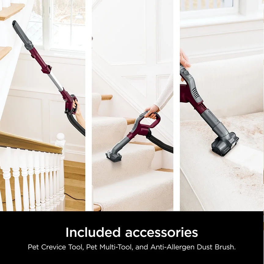 Shark Detect Lift-Away ADV Corded Upright Vacuum with PowerFins Detect, Self-Cleaning Brushroll & Odor Neutralizer Technology, LA492, Burgundy
