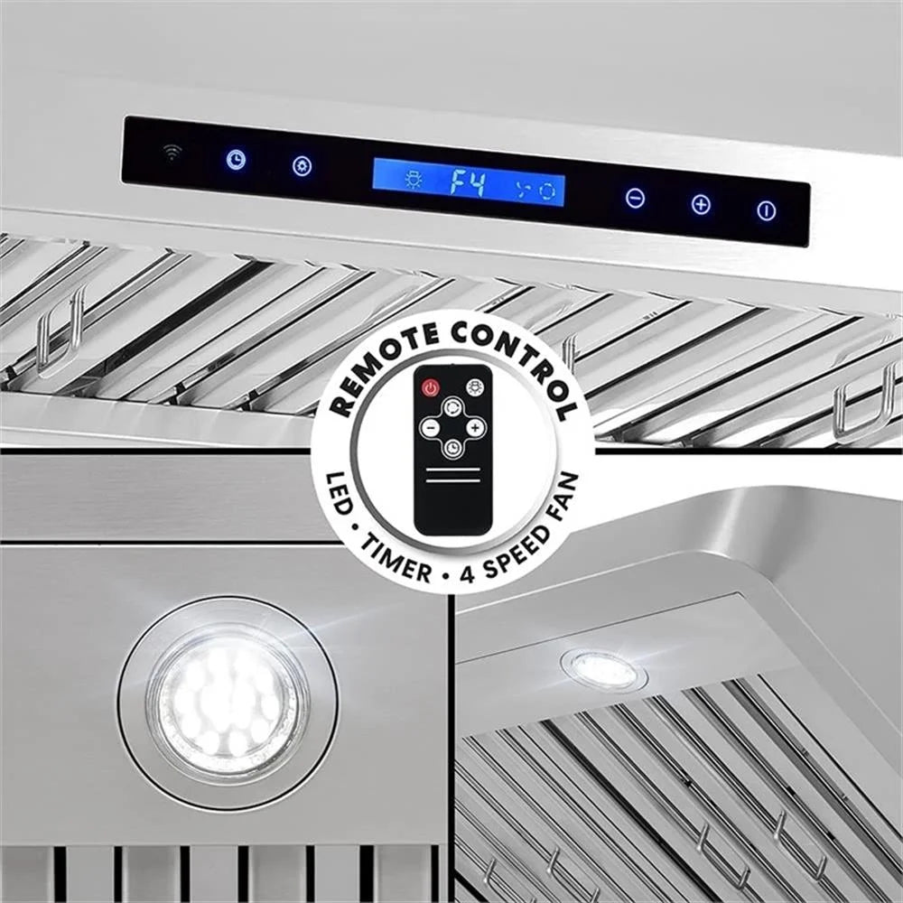 Cosmo 48" Double Oven Gas Range & Range Hood & Dishwasher Set - Liquid Propane