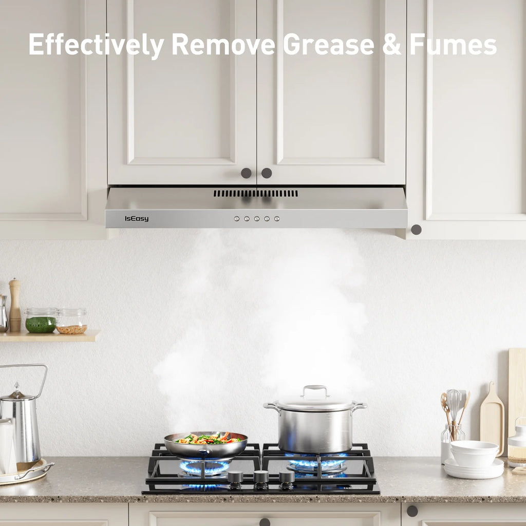 IsEasy 30 in Convertible Vent Under Cabinet Range Hood