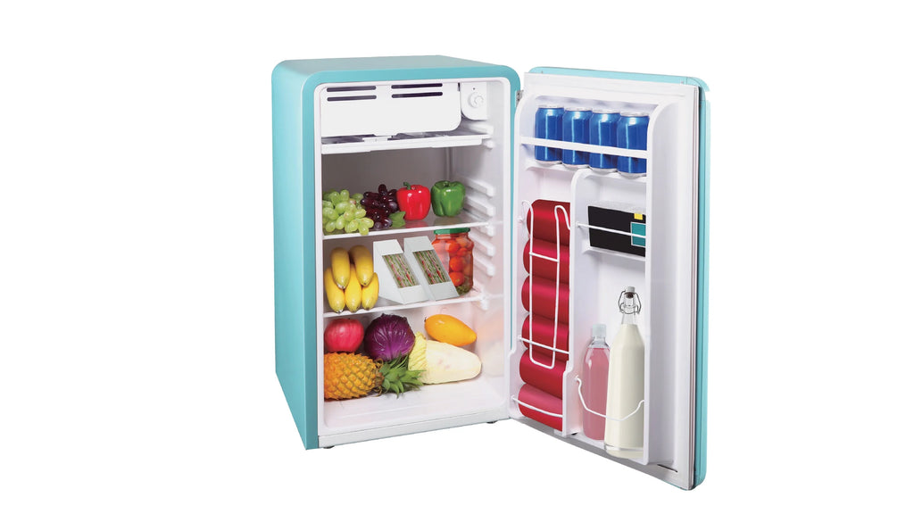 Frigidaire 3.2 Cu. ft. Single Door Retro Compact Refrigerator EFR372, Blue