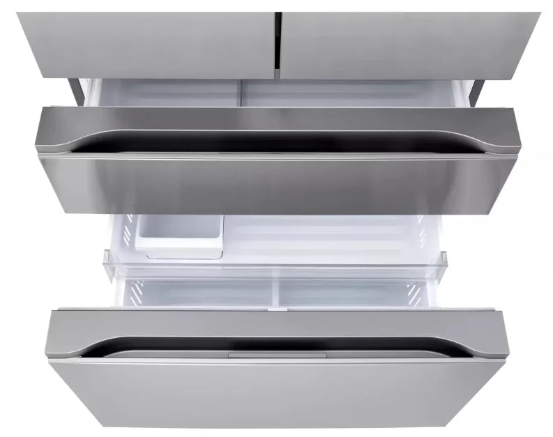LG LF26C8210S 36 Inch  26 cu. ft. Counter-Depth, 4-Door French Door Refrigerator, Full-Convert Drawer, and Internal Ice and Water Dispenser, in Stainless Steel