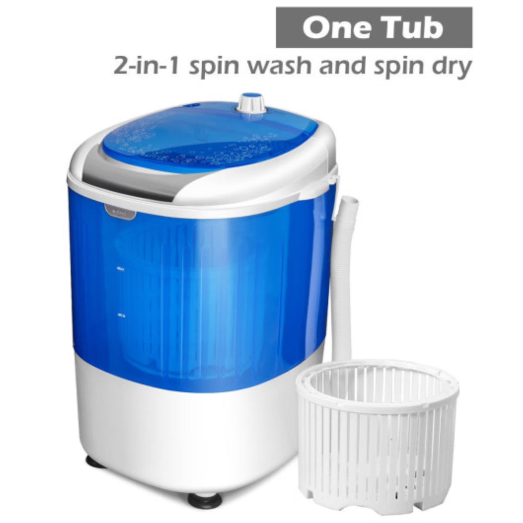 Compact 5.5lbs Washing Machine & Dryer Combo with Powerful Motor