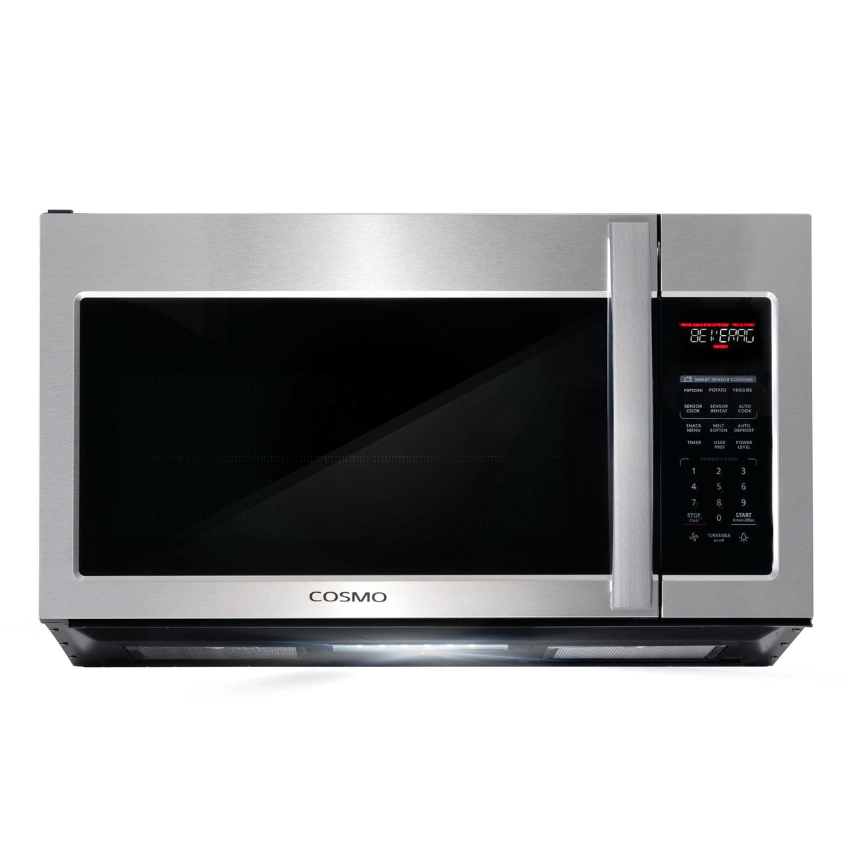 Cosmo 5 Piece Kitchen Appliance Package With 30" Electric Cooktop 30" Single Electric Wall Oven 30" Over-the-range Microwave French Door Refrigerator & 24" Built-in Fully Integrated Dishwasher