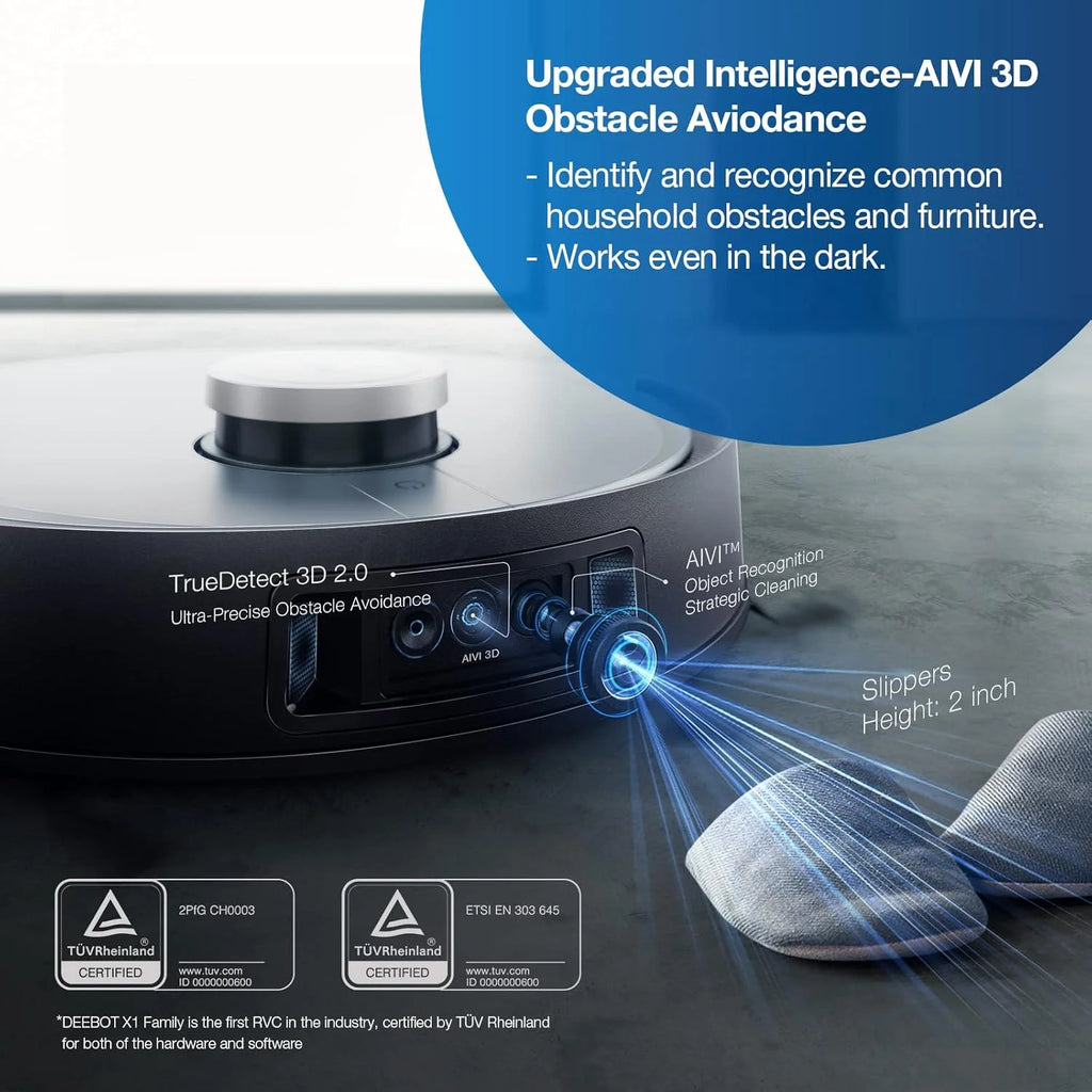 ECOVACS DEEBOT T10 PLUS Neo Robot Vacuum and Mop, Auto-Empty, AIVI 3.0, OZMO Pro 3.0 Oscillating Mopping, 3D Map, Air Freshener