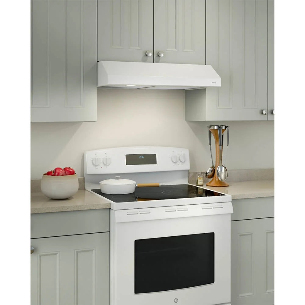 Broan Glacier 30-Inch Convertible Under-Cabinet Range Hood, Stainless Steel