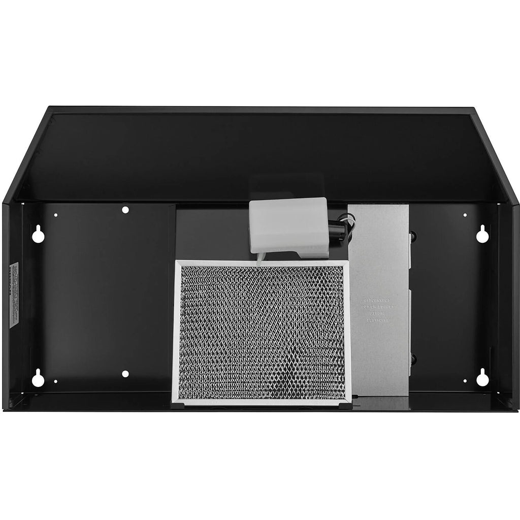 Broan 30-Inch Convertible Under-Cabinet Range Hood, 160 CFM, Black