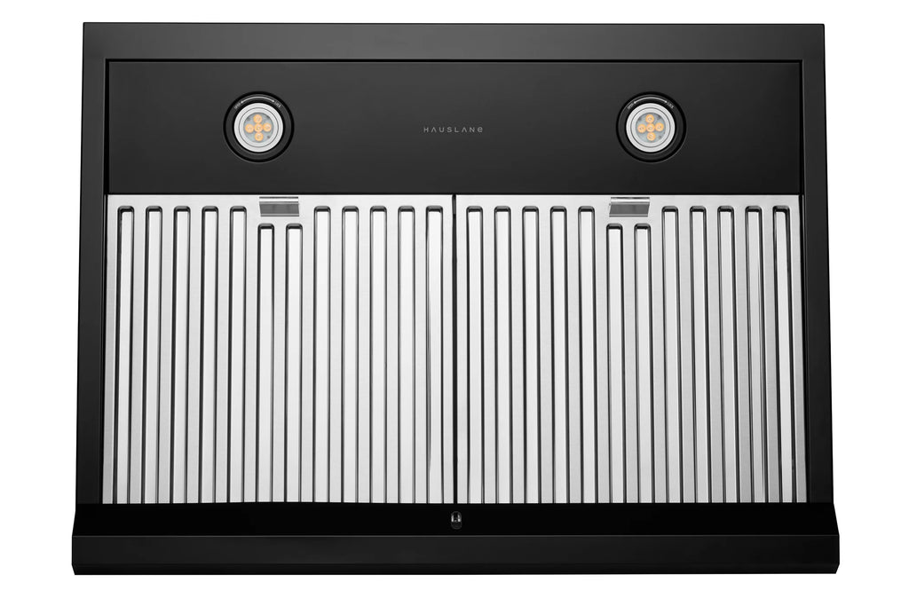 Hauslane | Chef Series PS18 30" Under Cabinet Range Hood, Matte White | 120V, Pro Performance, Touch Screen, LED Lamps, 3-Way Venting, Baffle Filters