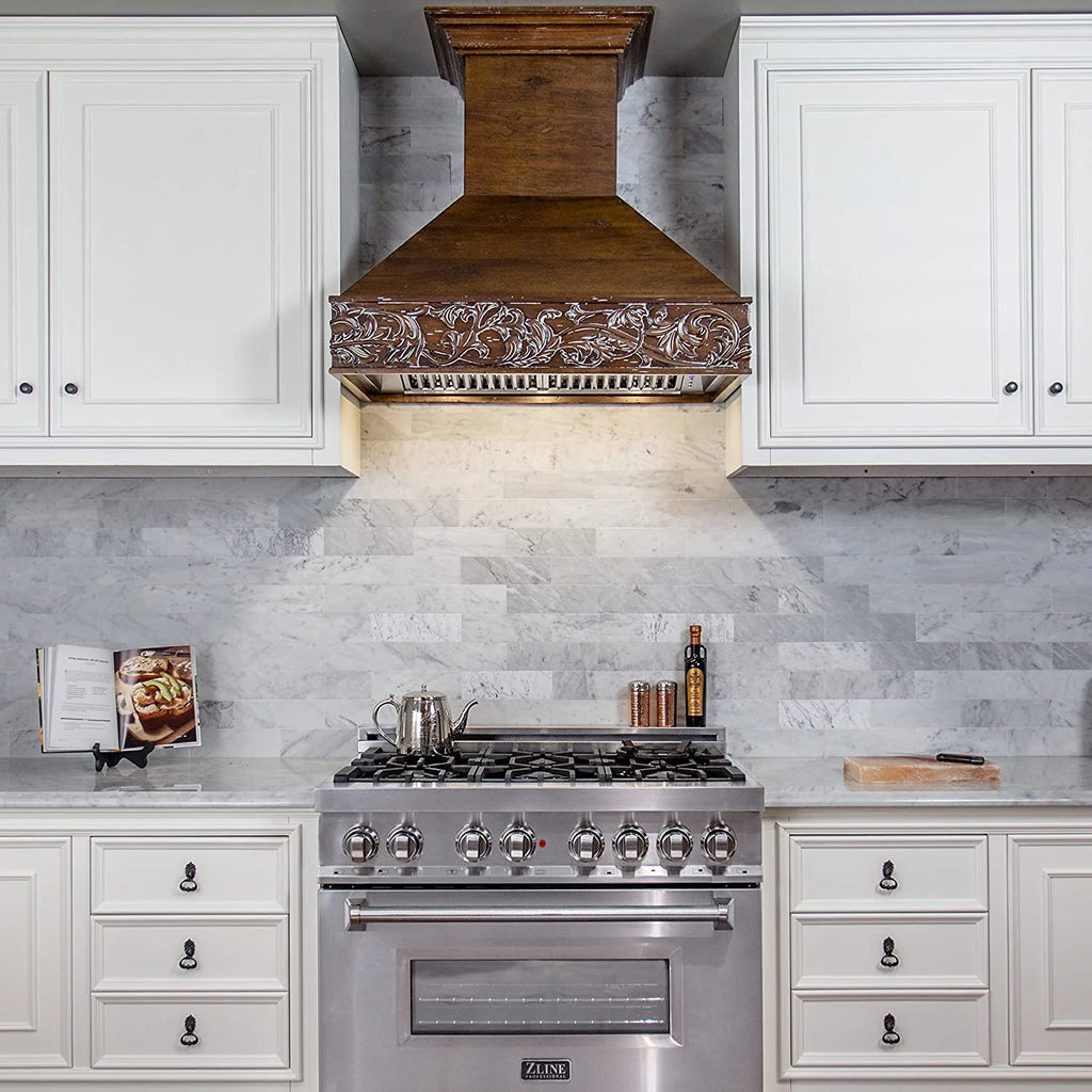 ZLINE 36 in. Professional 4.0 cu. ft. 4 Gas Burner/Electric Oven Range in Stainless Steel (RA36)