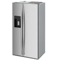 WAA 20 Cu.ft. Large Refrigerator, 2 French Door Stainless Steel