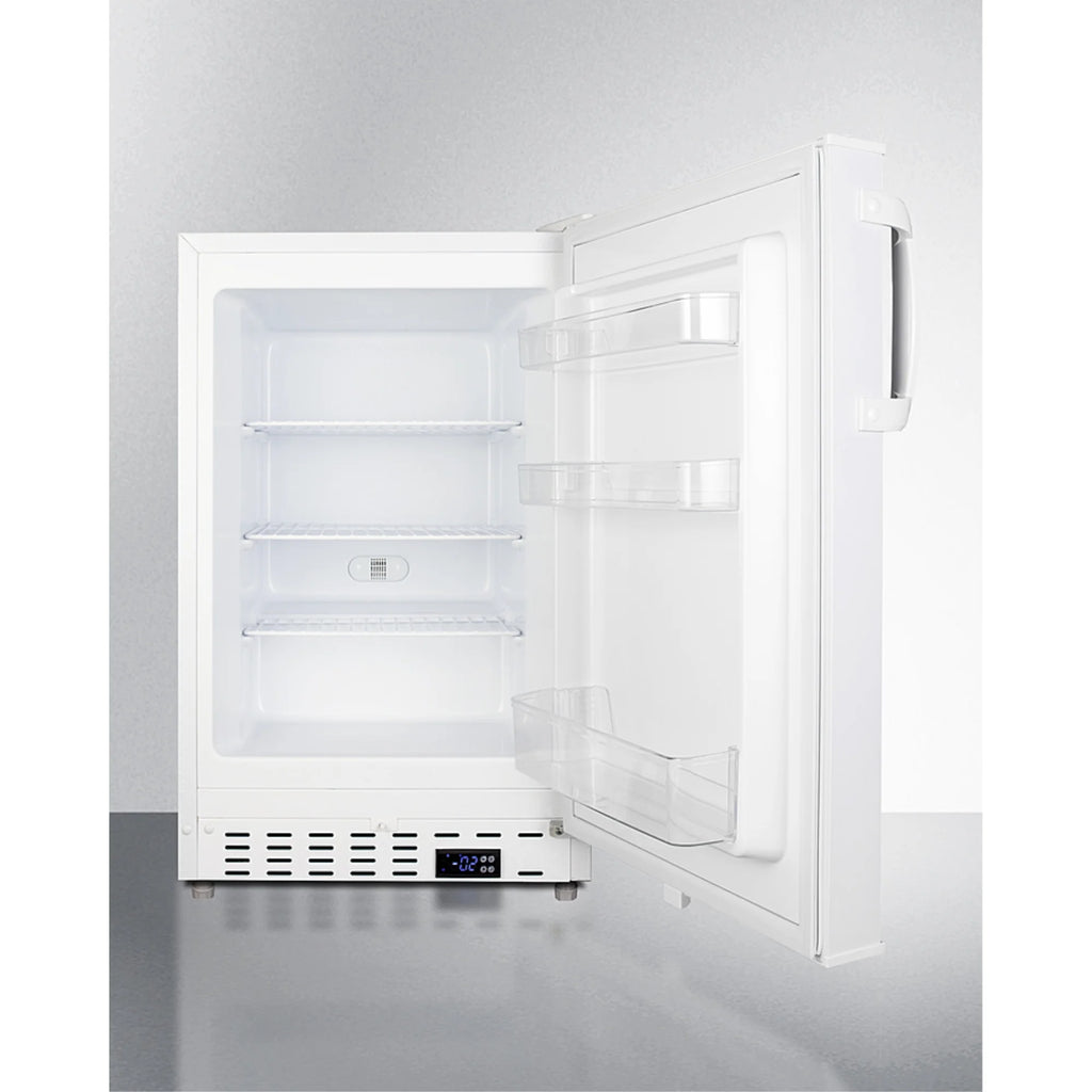 Summit Alfz36 21 Inches Wide 2.68 Cu. Ft. Built-In / Free Standing Upright Compact Freezer -
