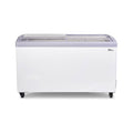 Premium Levella 7.4 cu. ft. Curved Glass Top Chest Freezer White (PFR740G)