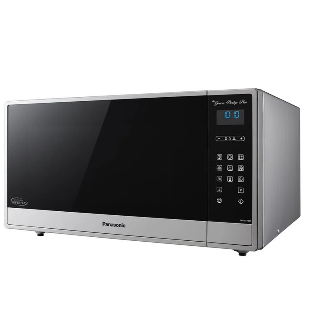 Panasonic 1.2 Cu. Ft. 1200W Genius Sensor Countertop Microwave Oven with Inverter Technology in Black