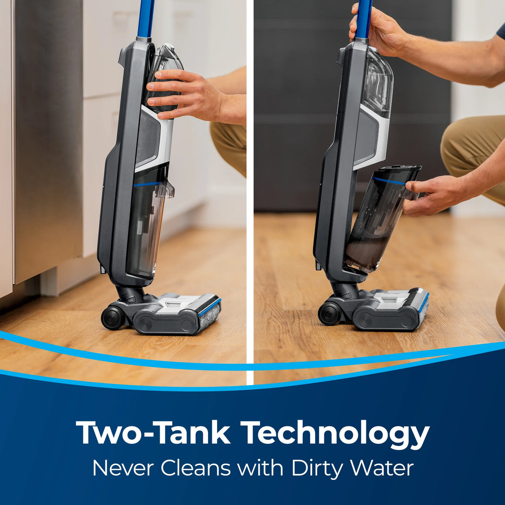 Bissell Crosswave HF3 Cordless Wet/Dry Vacuum Cleaner and Mop, Multi-Surface and Hardwood Floor Cleaner, 3654
