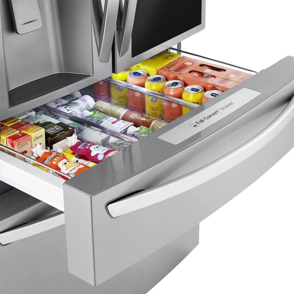 Lg Lrmvs3006 36" Wide 29.5 Cu. Ft. Energy Star Rated French Door Refrigerator - PrintProof