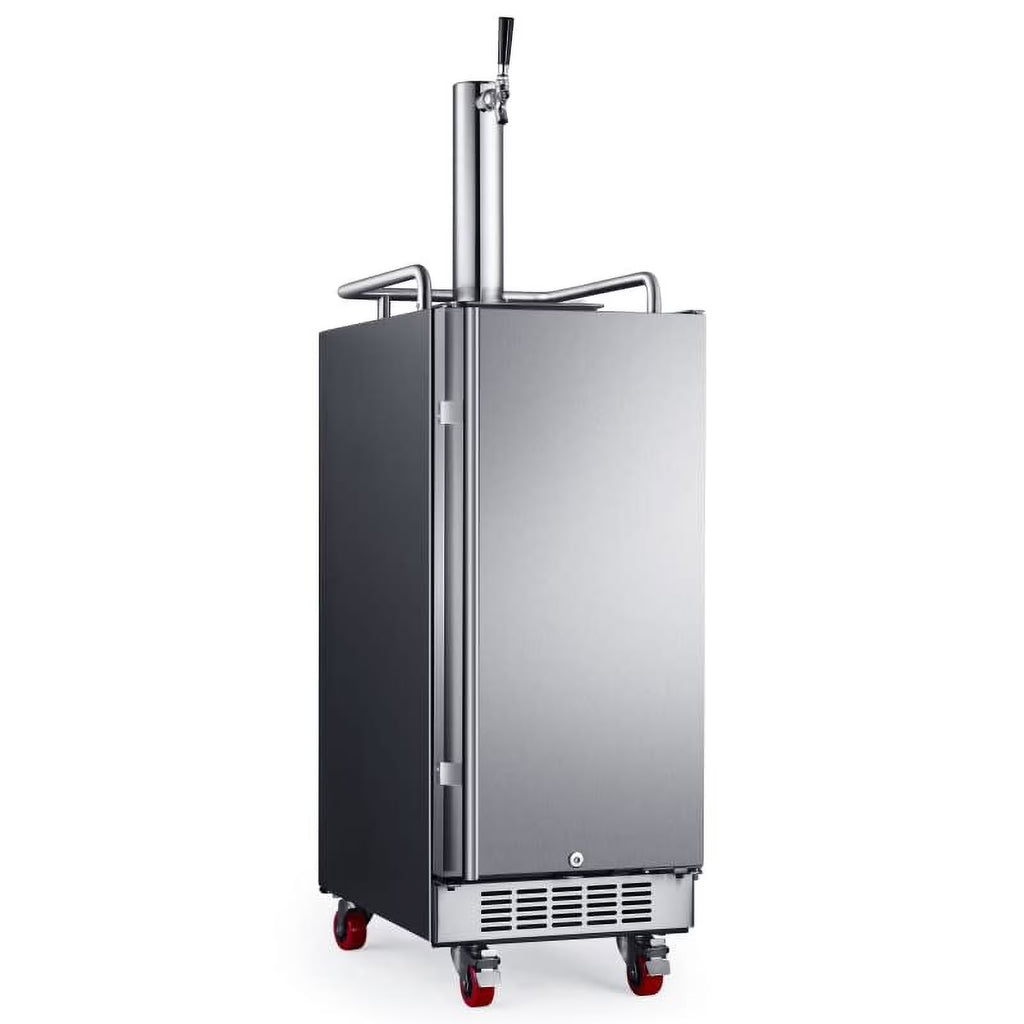 Edgestar Kc1500 15" Wide 1 Tap Kegerator - Stainless Steel