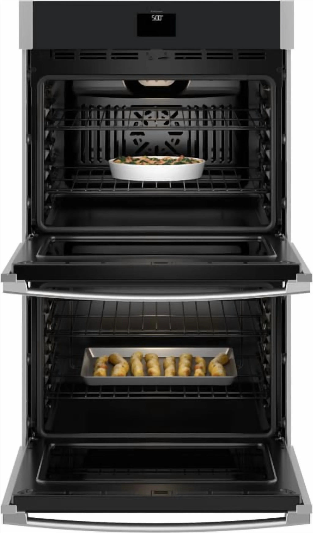 GE 30 Inch Smart Built-In Double Wall Oven with 10.0 cu. ft. Total Capacity JTD5000SVSS