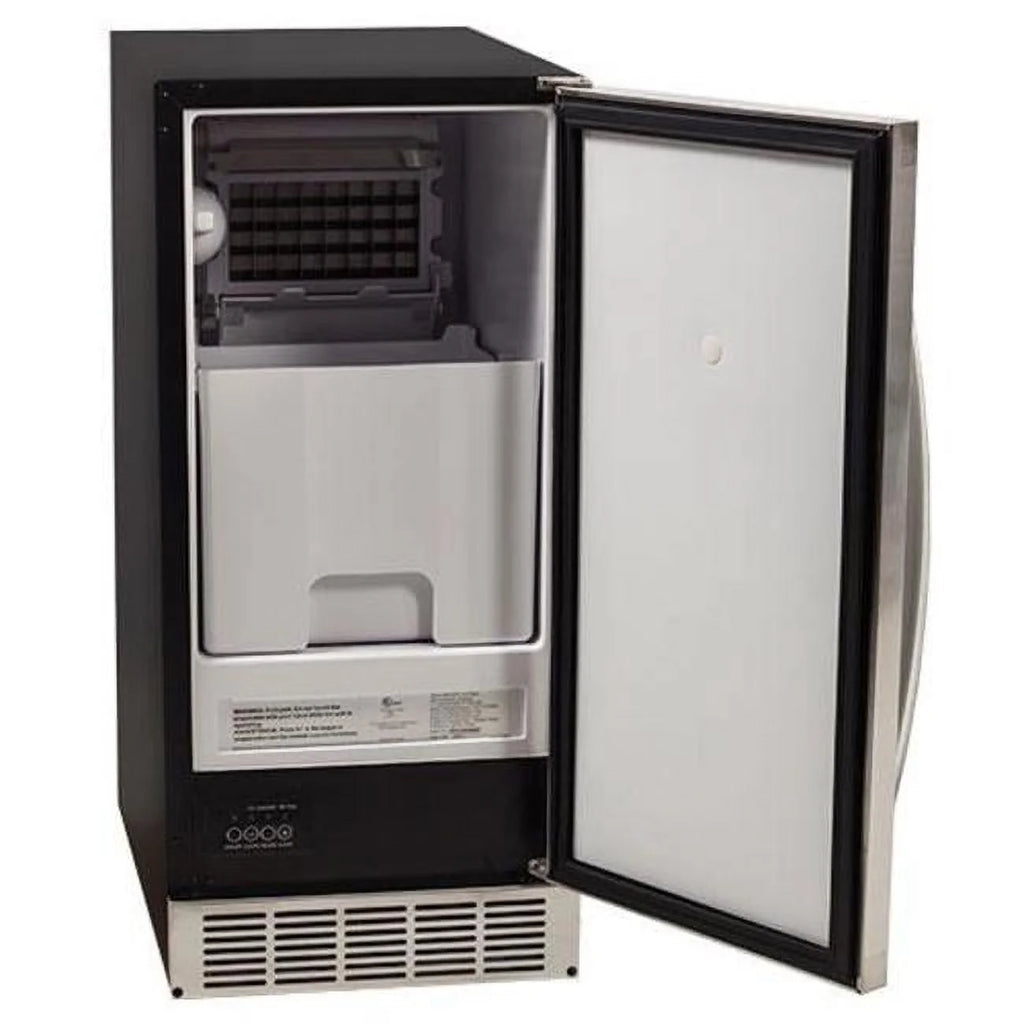 Edgestar Ib450p 15" Wide 25 Lbs. Capacity Free Standing And Undercounter Ice Maker -