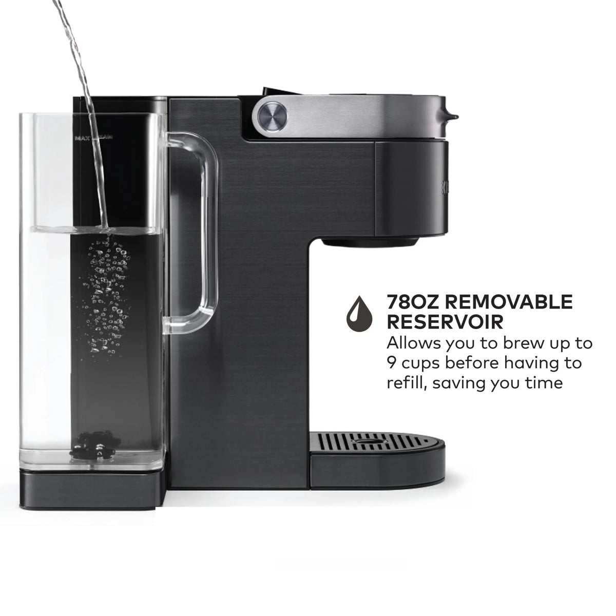 Keurig K-Supreme Plus SMART Single Serve K-Cup Pod Coffee Maker, Black