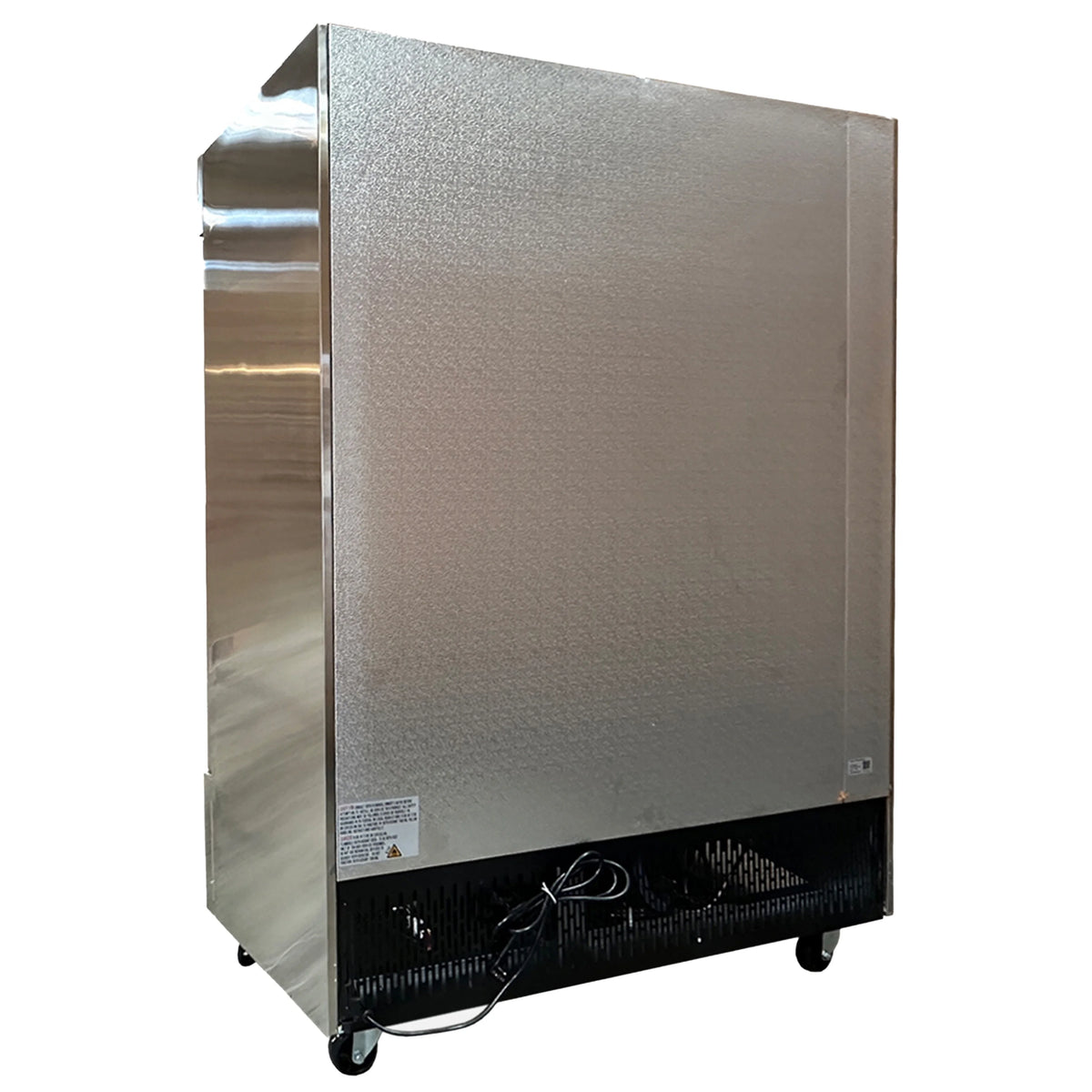 54 in. Commercial Freezer, Upright Reach-In Freezer 47 Cu.Ft. Stainless Steel, Auto-Defrost 2-Glass Door Freezer, NSF ETL