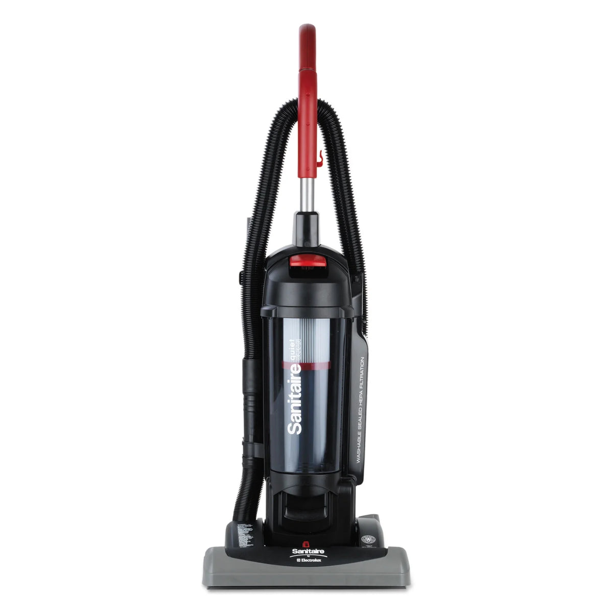 Electrolux Floor Care Force Quietclean Upright Vacuum With Dust Cup And Sealed Hepa Filtration, Black