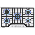 30 inch Gas Cooktop, Bulit-in Gas Stove Top with 5 Burner, NG/LPG Convertible Cooktops, 5 Burner Propane Cooktop with Thermocouple Protection, Stainless Steel