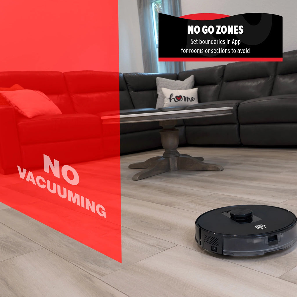 Dirt Devil EV3420 Robot Vacuum Wi-Fi Compatible, Auto-Docking, Smart 360 LIDAR Navigation