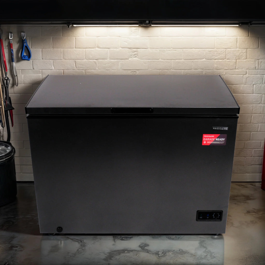 Frigidaire, 5.0 Cu. ft. Chest Freezer, Black Granite Design