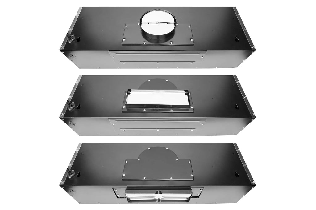 Hauslane | Chef Series 36" PS18 Under Cabinet Range Hood, Stainless Steel | Pro Performance | Contemporary Design, Touch Screen, Dishwasher Safe Baffle Filters, LED Lamps, 3-Way Venting
