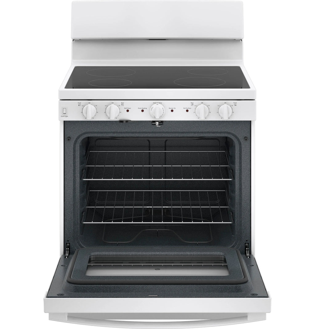 GE APPLIANCES JB480DTWW freestanding smoothtop electric range