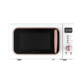 Frigidaire 0.7 Cu. Ft. Retro Countertop Microwave Oven, Black and Gold