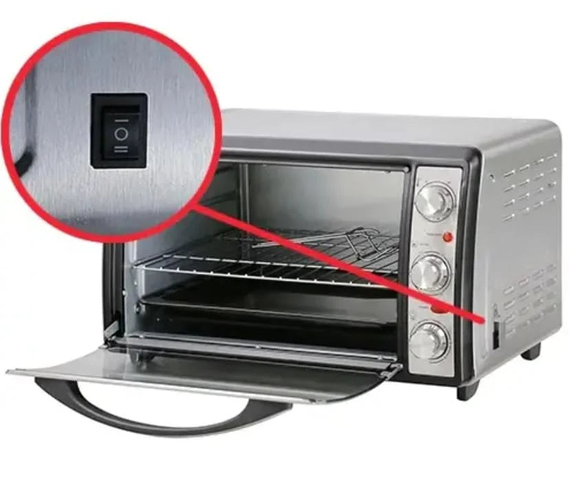 Extra Large Stainless Steel Toaster Oven with Warming Tray, Timer & Keep Warm Function