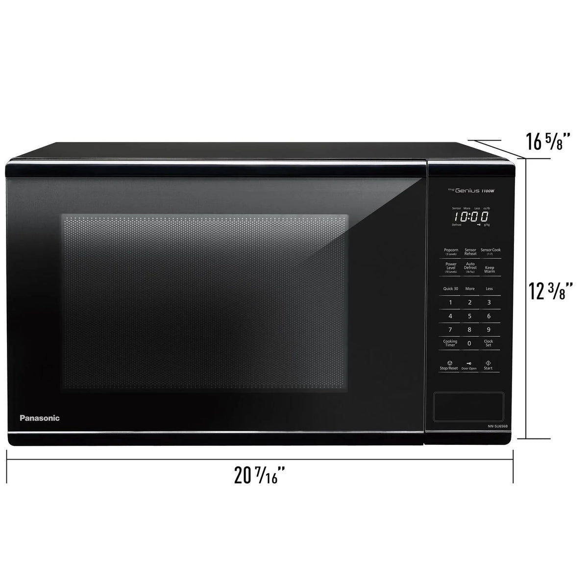 Panasonic  New 1.3 Cu. ft. 1100W Genius Sensor Countertop Microwave Oven in White