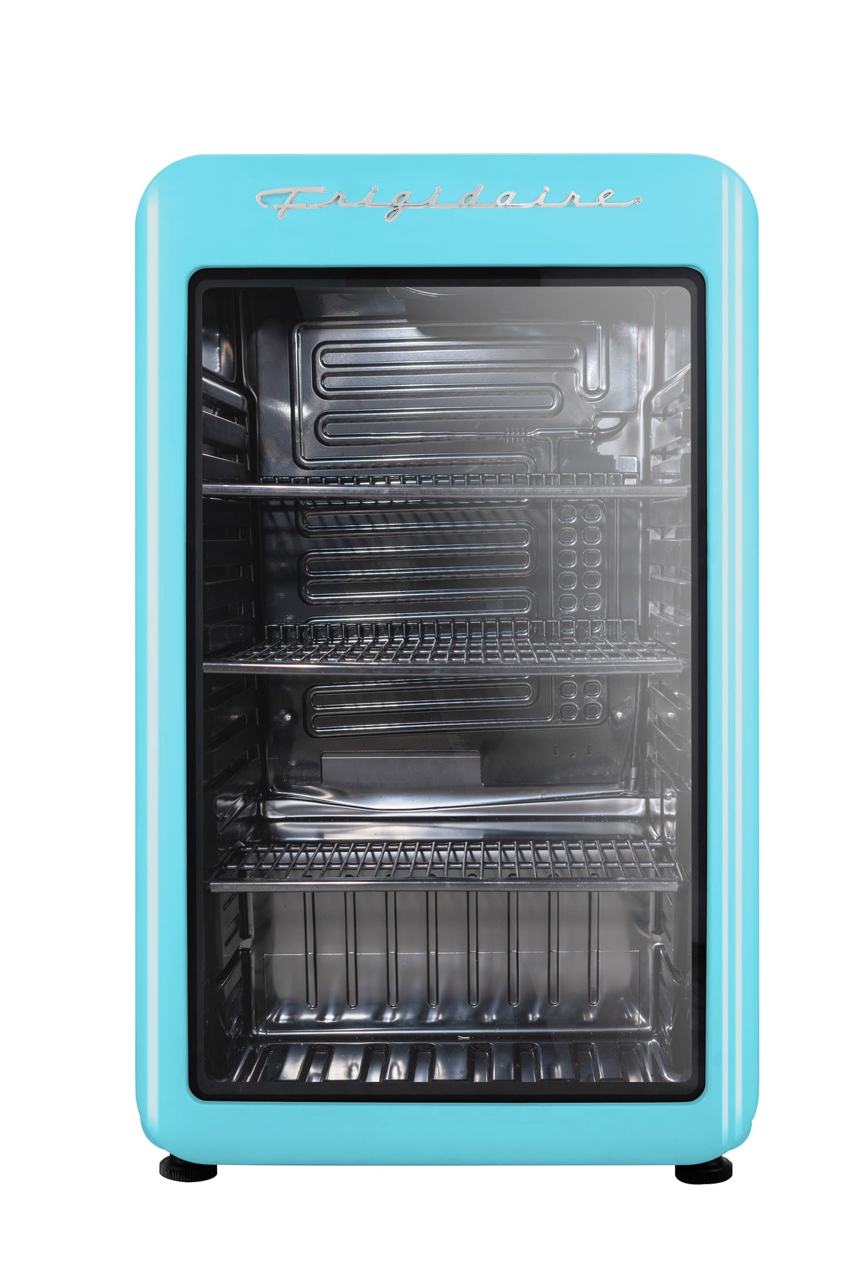 Frigidaire 3.3 Cu. Ft. Retro Refrigerator, Glass Door, Black