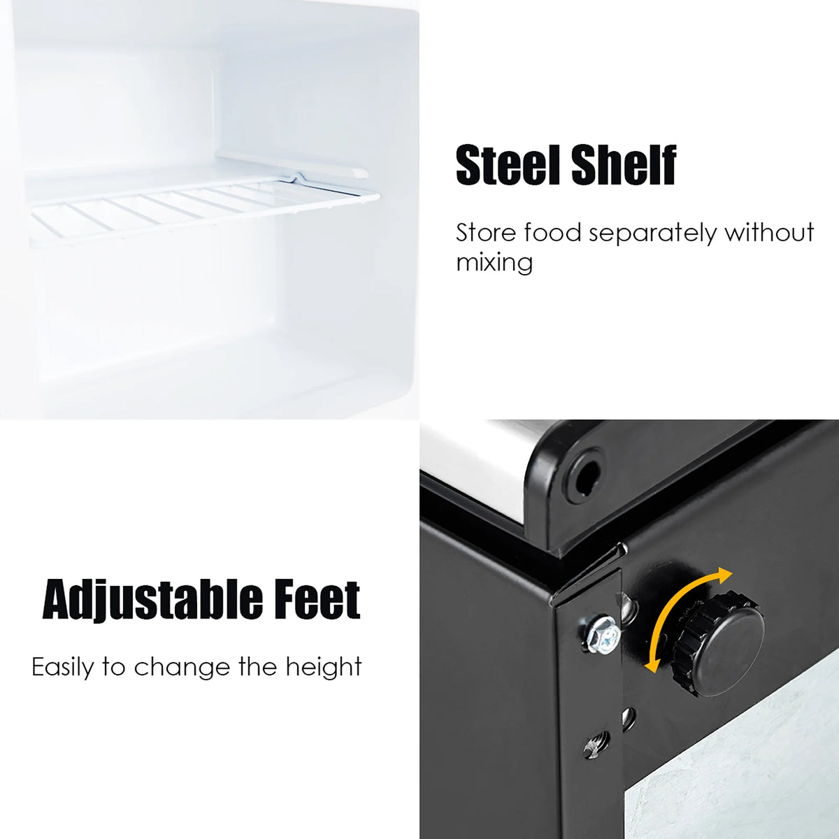 STAKOL 1.1 cu.ft. Compact Single Door Mini Upright Freezer ( Not sold to consumers located in California)