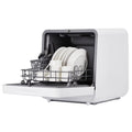 CazToi 10-Minute Quick Wash Portable Dishwasher with Powerful 162��F Hot Air Drying, 6 Cycles Compact Countertop Design No Installation