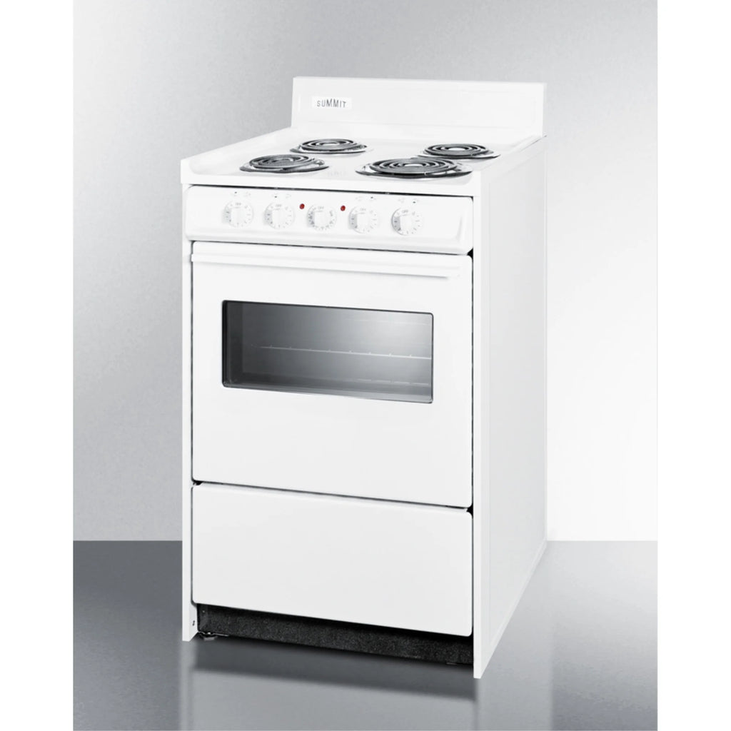 20" Wide Electric Coil Top Range