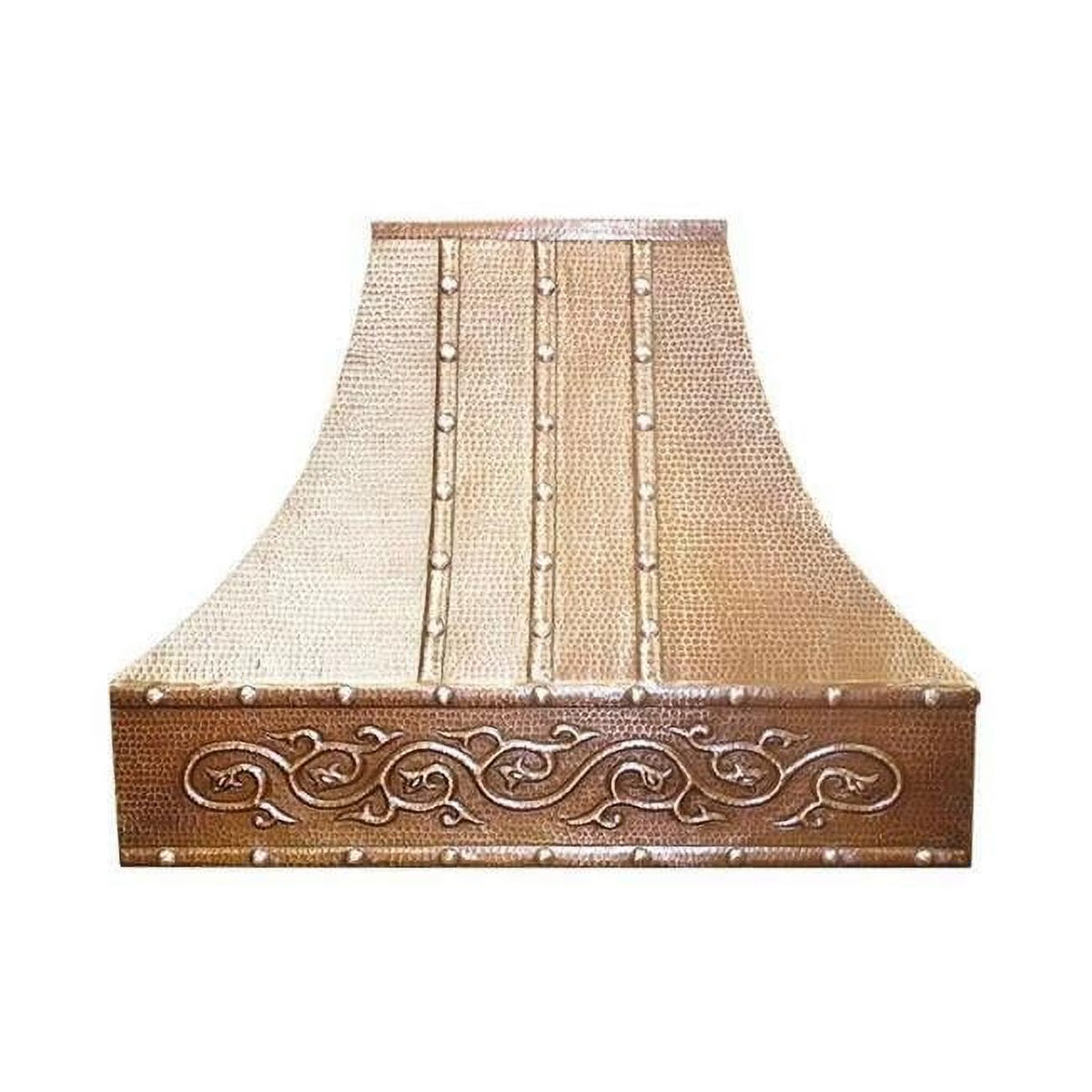 Copper Design CRH-3ST2-DB Copper Range Hood Wall Mount Cinchos, Dark Brown - 28 x 24 x 36 in.