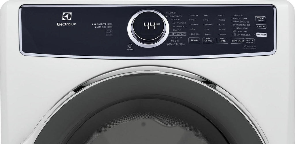 ELECTROLUX ELFG7537AW front load gas dryer