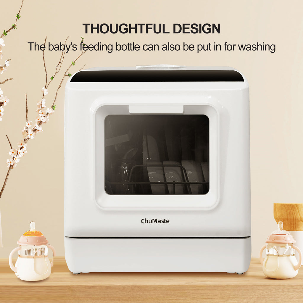 countertop dishwasher  portable dishwasher with water tank  5 wash programs  leak-proof and can also be connected to the tap. For apartments  dorms  offices  boats  RVs  kitchene