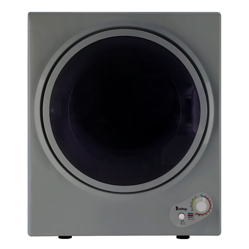 Ktaxon 1.6 cu. ft. Electric Tumble Compact Cloth Dryer Stainless Steel Wall Mounted, White